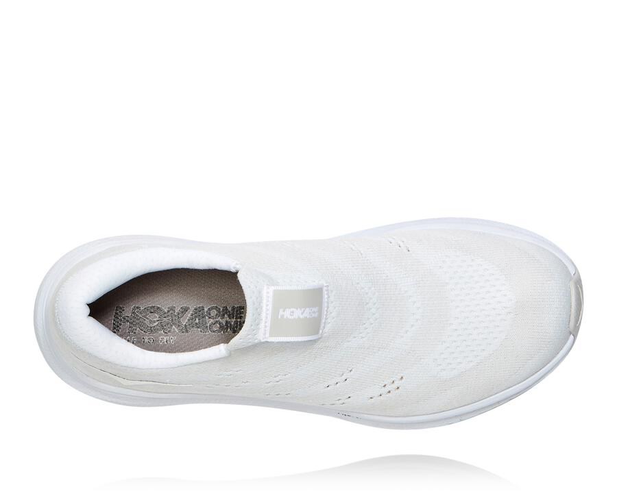 Hoka One One Womens Walking Shoes - Cavu 3 Slip - White - AMBQ57408